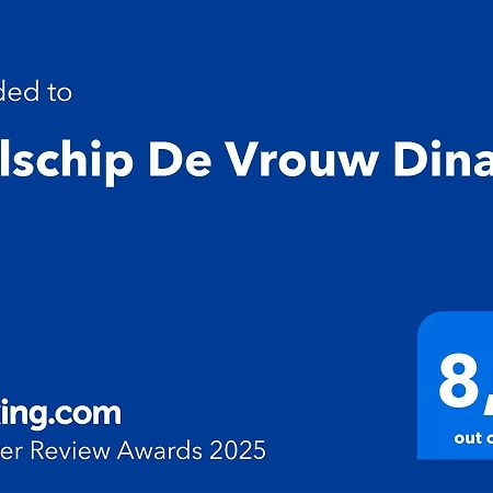 Zeilschip De Vrouw Dina Vila Leiden Exterior foto