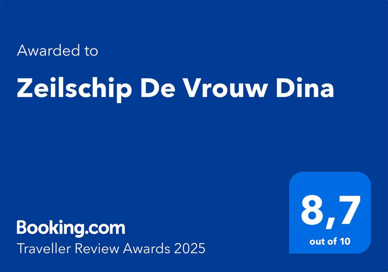 Zeilschip De Vrouw Dina Vila Leiden Exterior foto